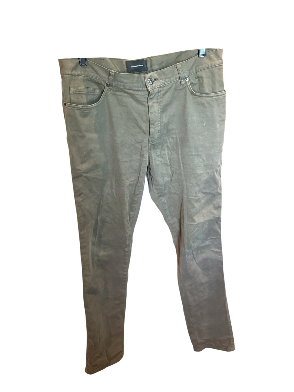 Burberry Olive Green Men's Chinos